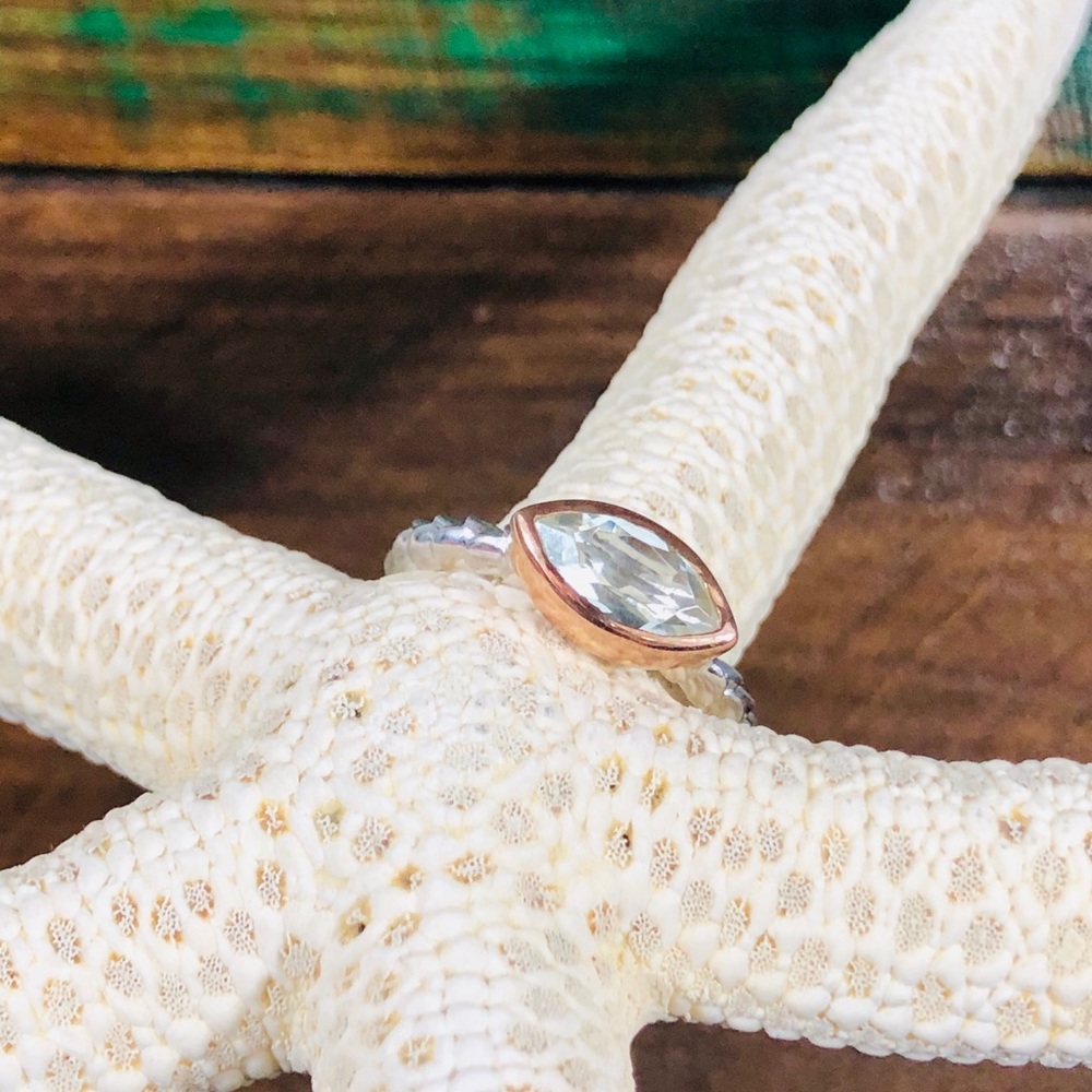 Genuine Green Amethyst Ring